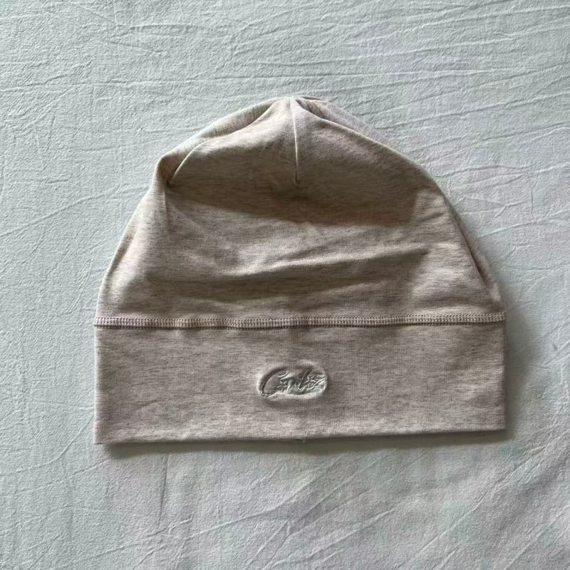 LITEWORKY CAP/ Skull Beanie - Corteiz [Black/Black Logo/Grey/Blue]