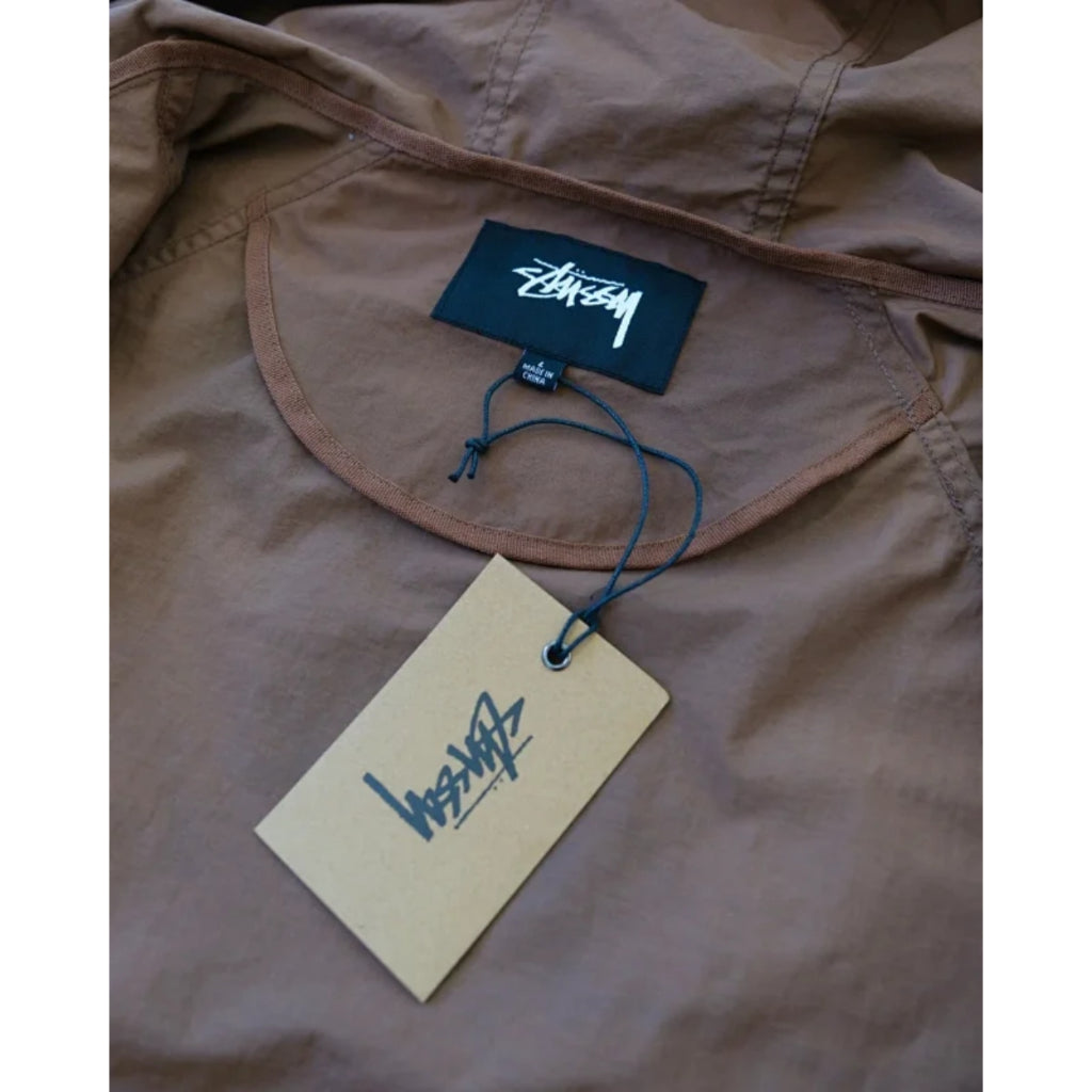 Stussy Beach Shell Wave Dye Jacket [Floral Nylon/Black/Brown]