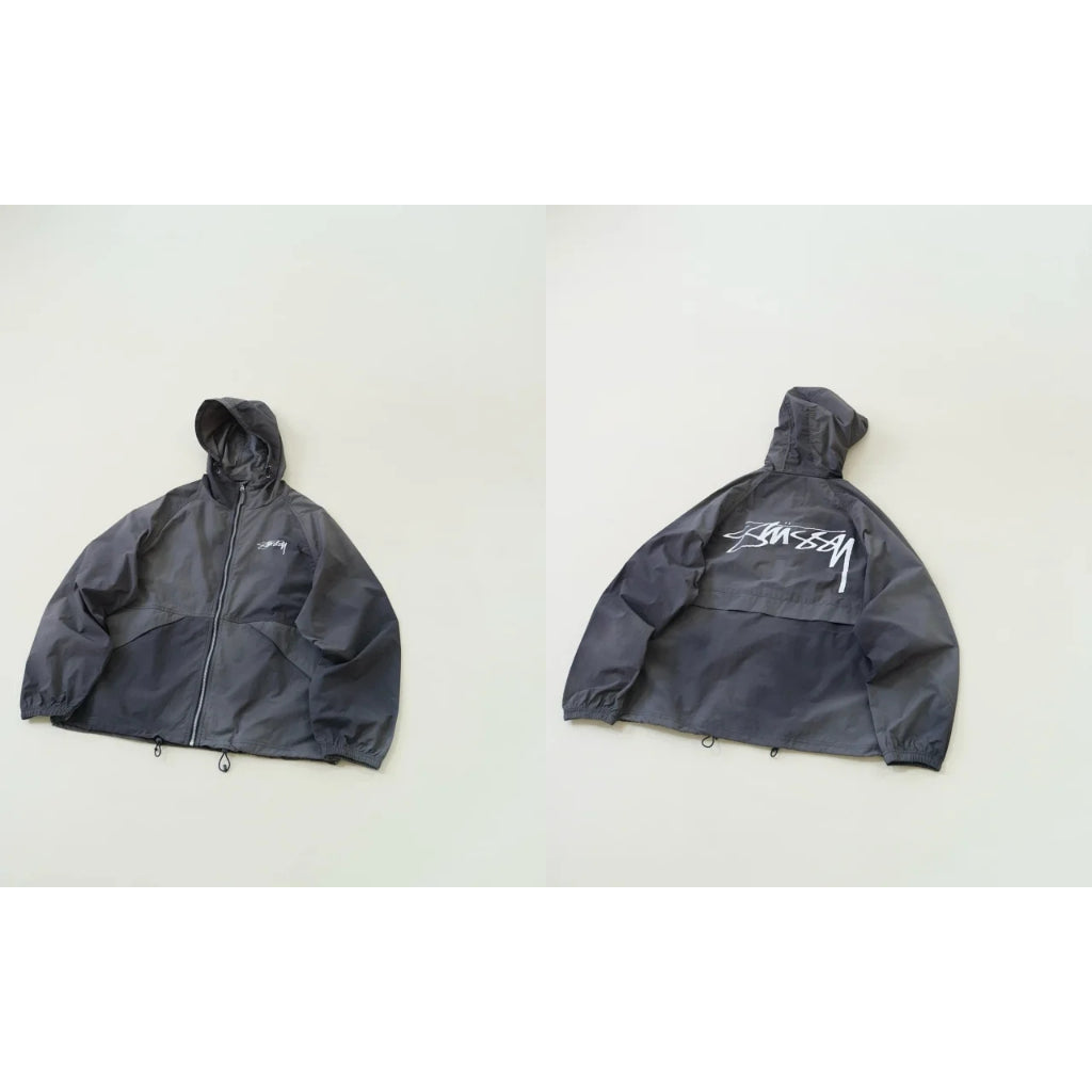 Stussy Beach Shell Wave Dye Jacket [Floral Nylon/Black/Brown]