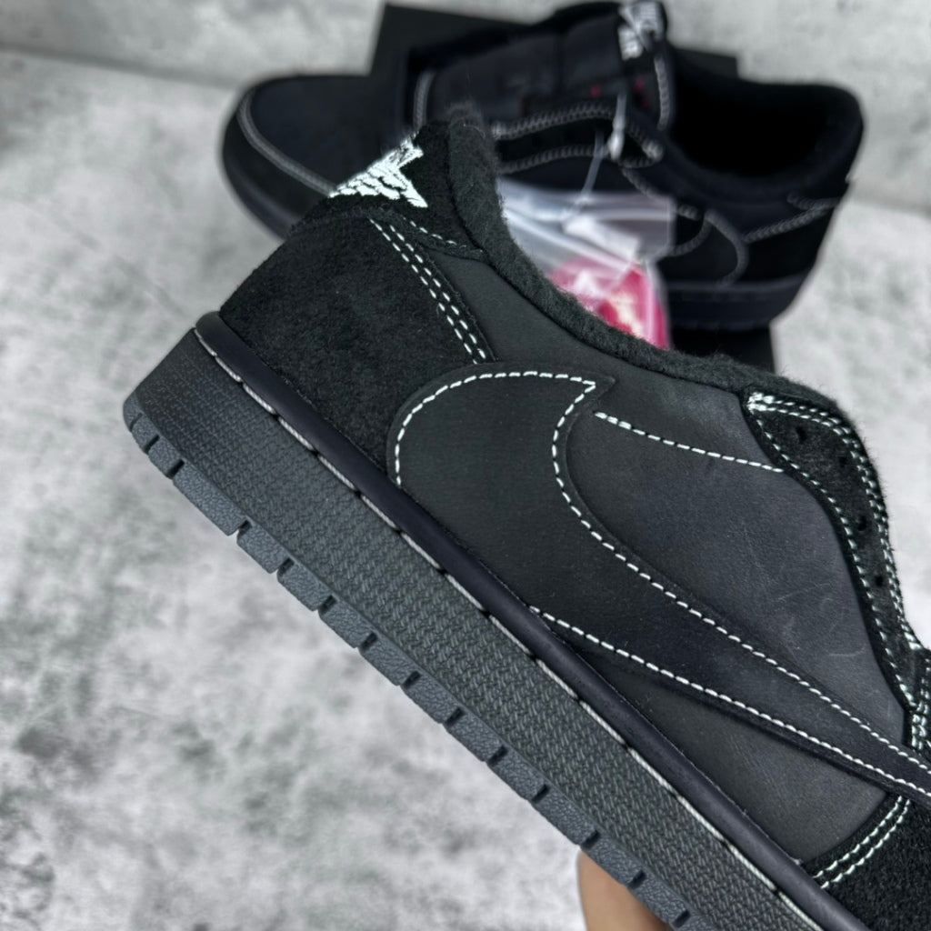 Travis Scott x Air Jordan 1 Retro Low OG SP Black Phantom (Bandana Version)