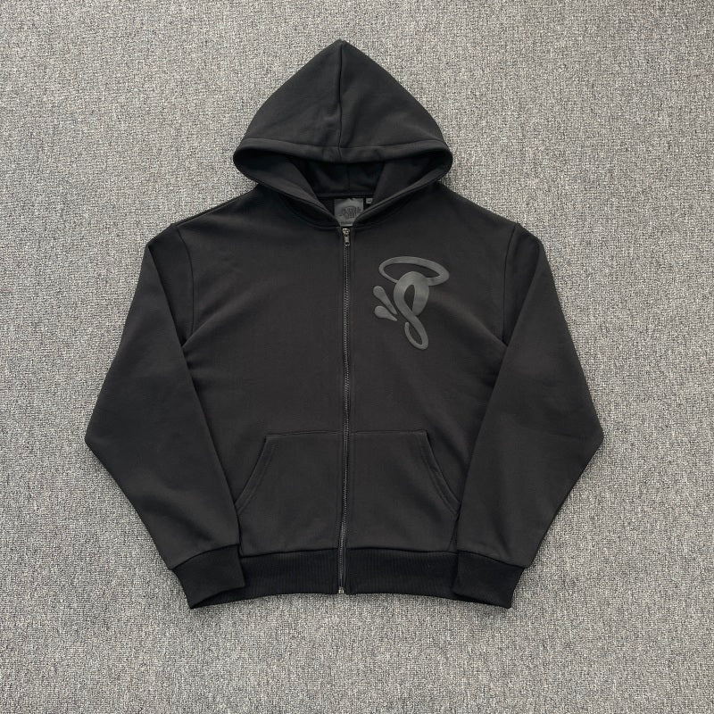 Syna World - Void Zip Hoodie Triple Black