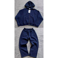 Garms Affiliated  - SIGNATURE ZIP-UP HOODIE / SWEATPANTS / TRACKSUIT - NAVY