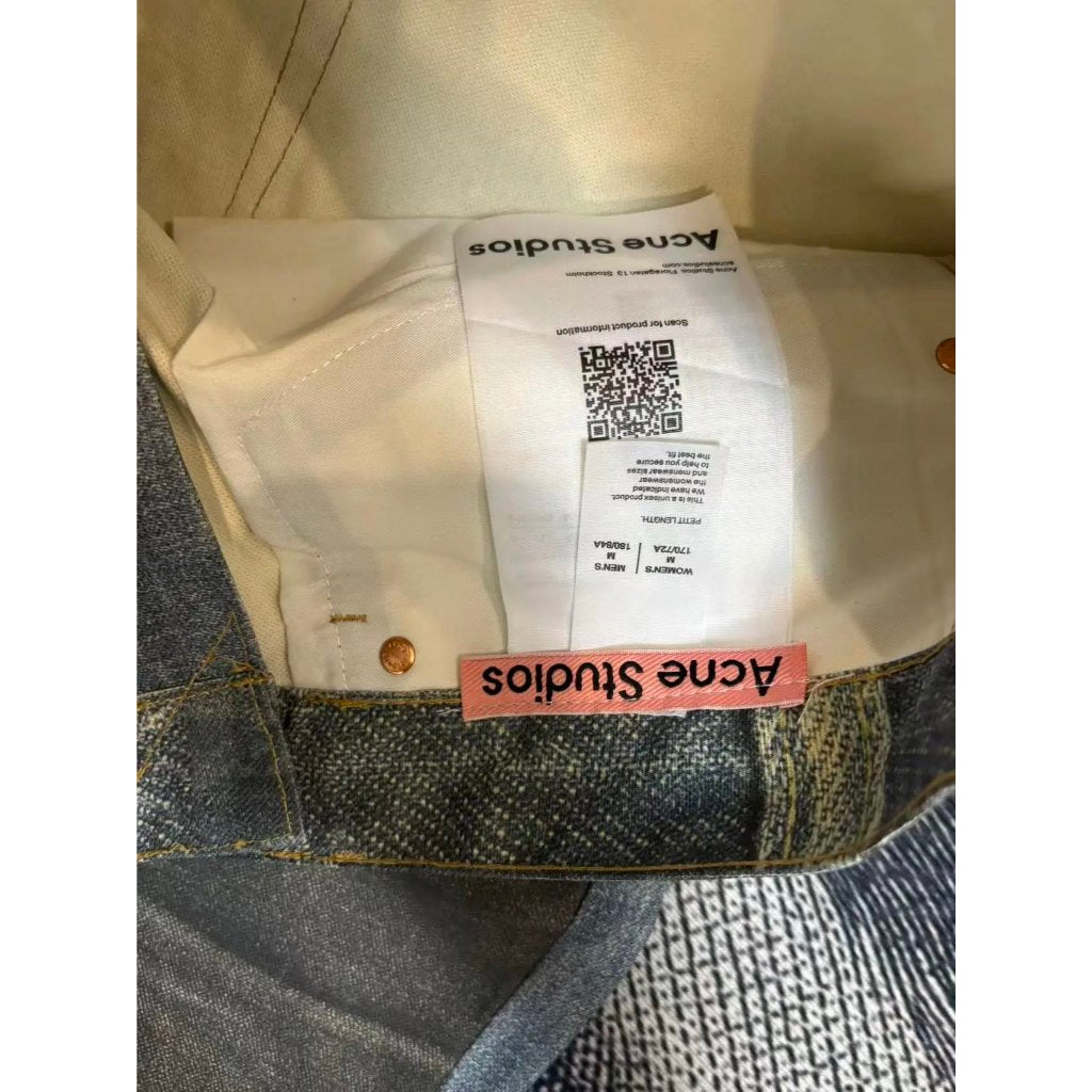 Acne Studios 2010M Heart Buckle Belt Jeans [3D Trompe L'oeil]