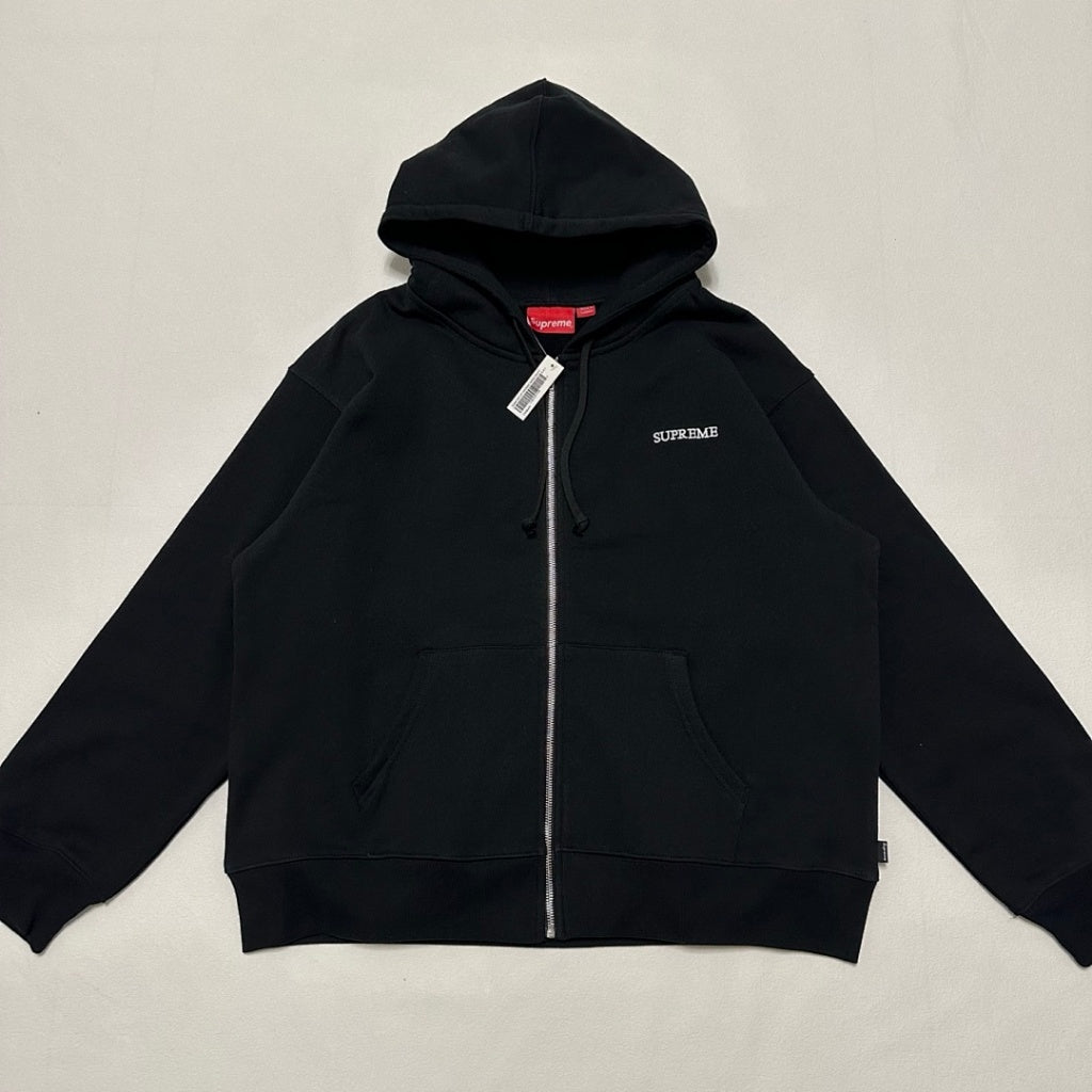 Supreme IDGAF Zip Up Hooded Sweatshirt FW25 [Black/Blue/Grey/Pink]