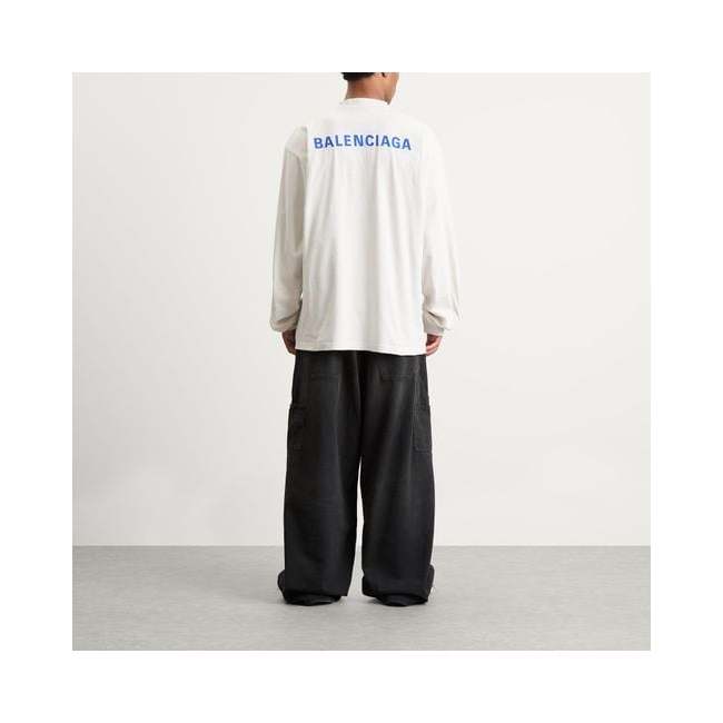 Black Grunge Ripped Off Baggy Pants - BLC