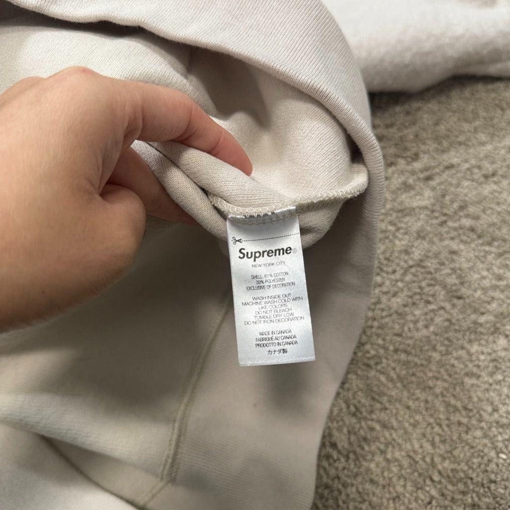 Pilled Zip Up Hooded Sweatshirt - Supreme