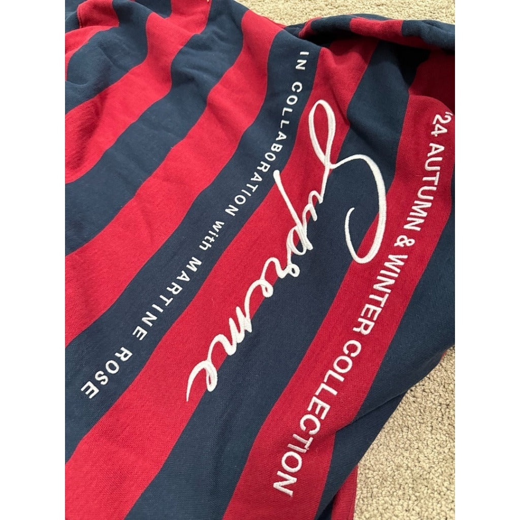 Martine Rose Hooded Sweatshirt Stripe - Supreme