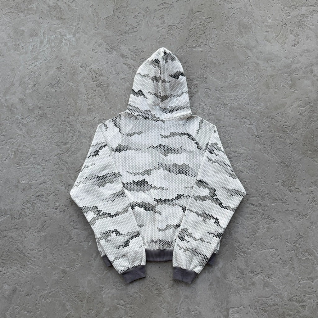 MERTRA Snakeskin Zip-Up Hoodie