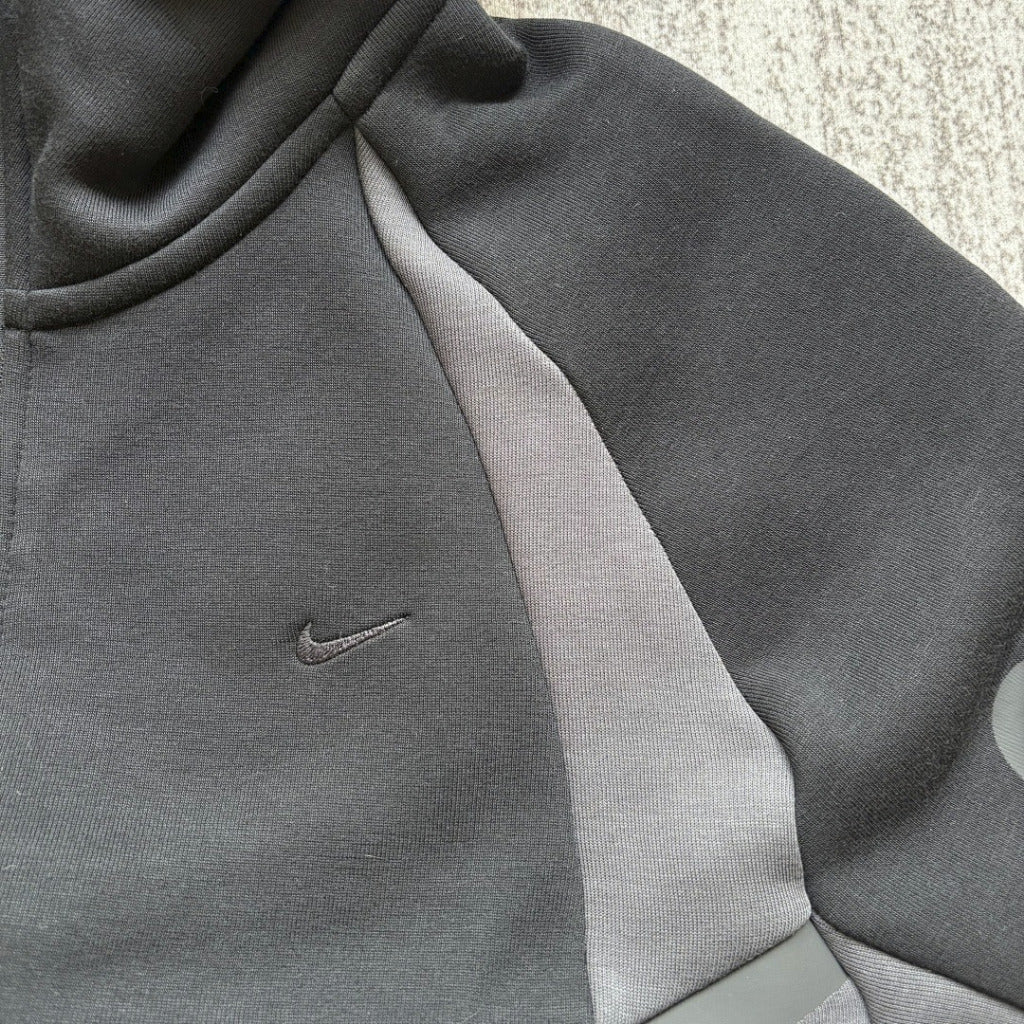Nike Tech Full-Zip Fleece Windrunner Jacket - Black/Anthracite/Black