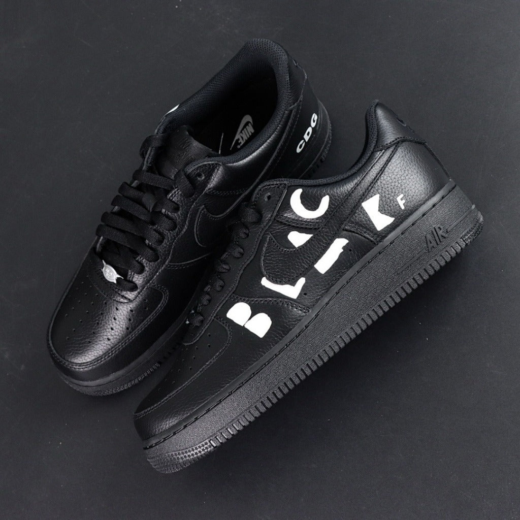 CDG BLACK X NIKE AIR FORCE 1 LOW RETRO