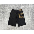 aziza" black raw Jorts 01 – derschutze