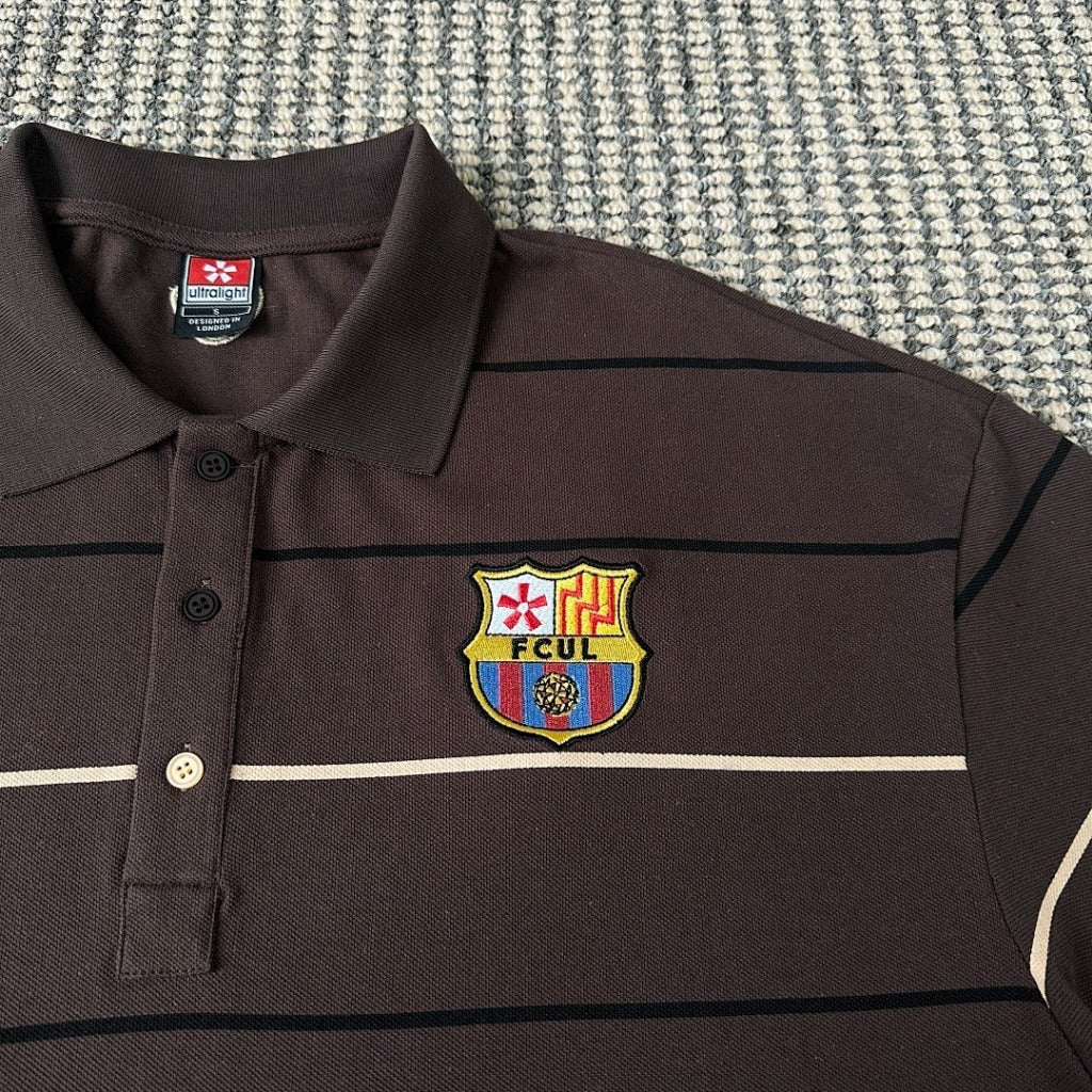 Ultralight London - ‘CAMPEONES’ Barcelona Brown Polo