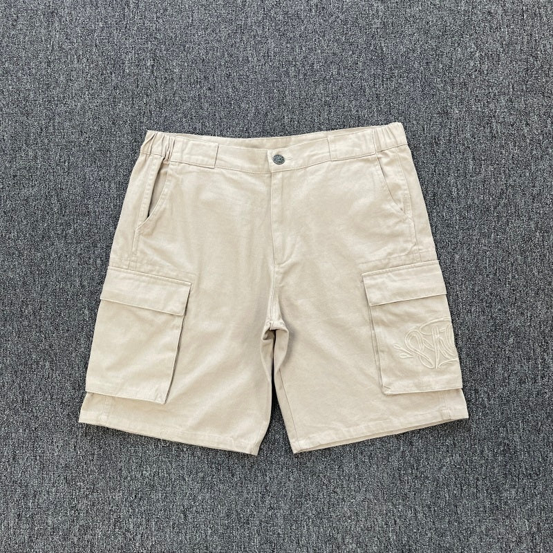 SYNA Workwear Shirts/ Shorts/ Set - [BLACK/BEIGE]