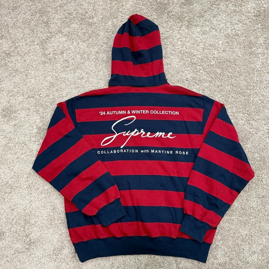 Martine Rose Hooded Sweatshirt Stripe - Supreme