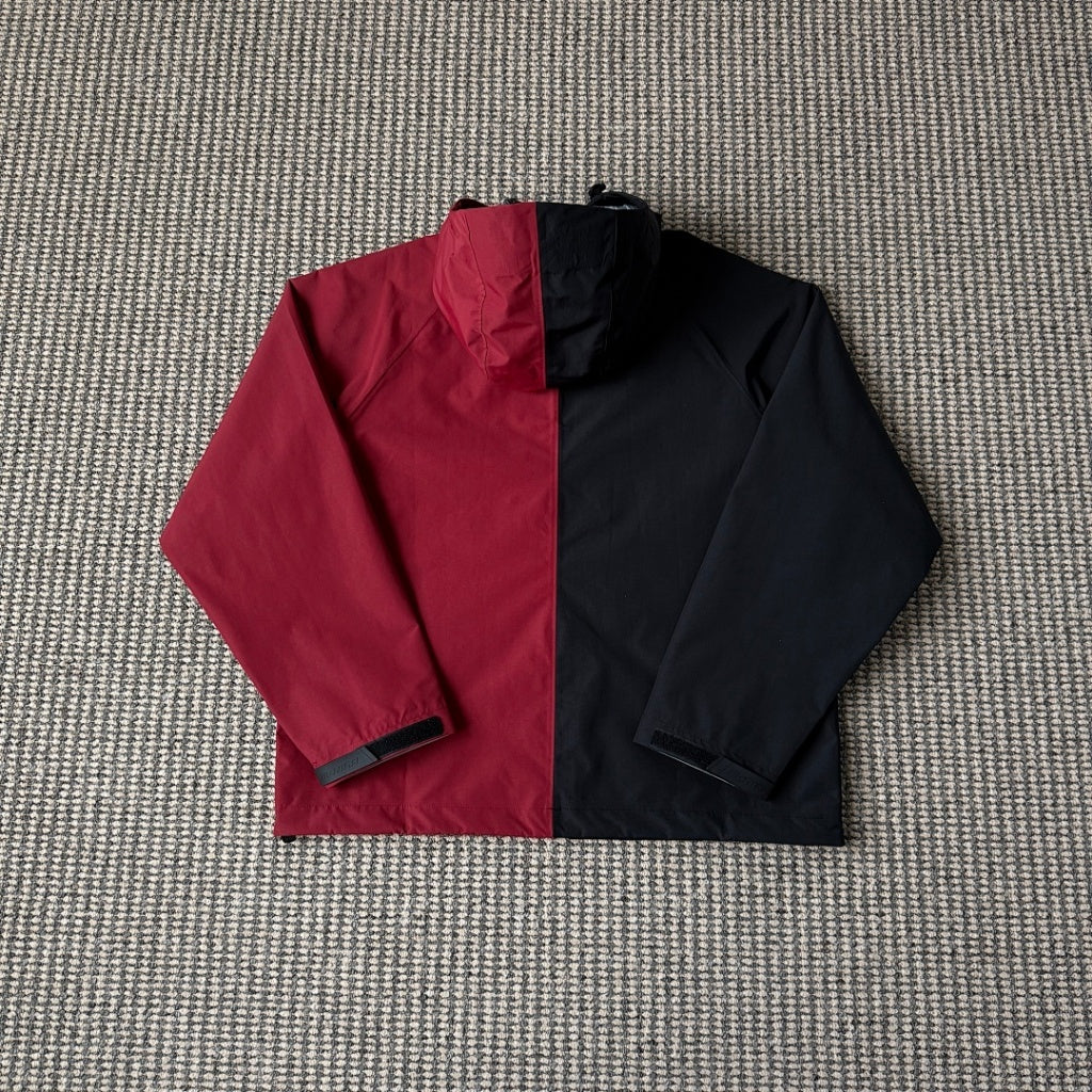 MERTRA x Umbro Water Reactive Shell Jacket - BLACK & RED/ WHITE & GREY