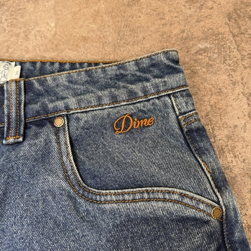 Dime MTL ( @dimetl ) - Baggy Denim Jeans (knowtomatic blue)