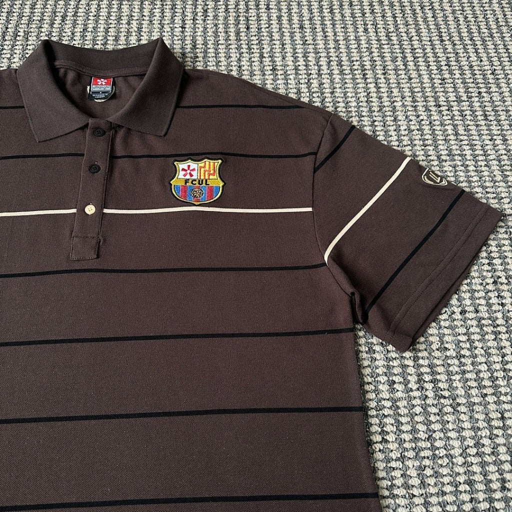 Ultralight London - ‘CAMPEONES’ Barcelona Brown Polo