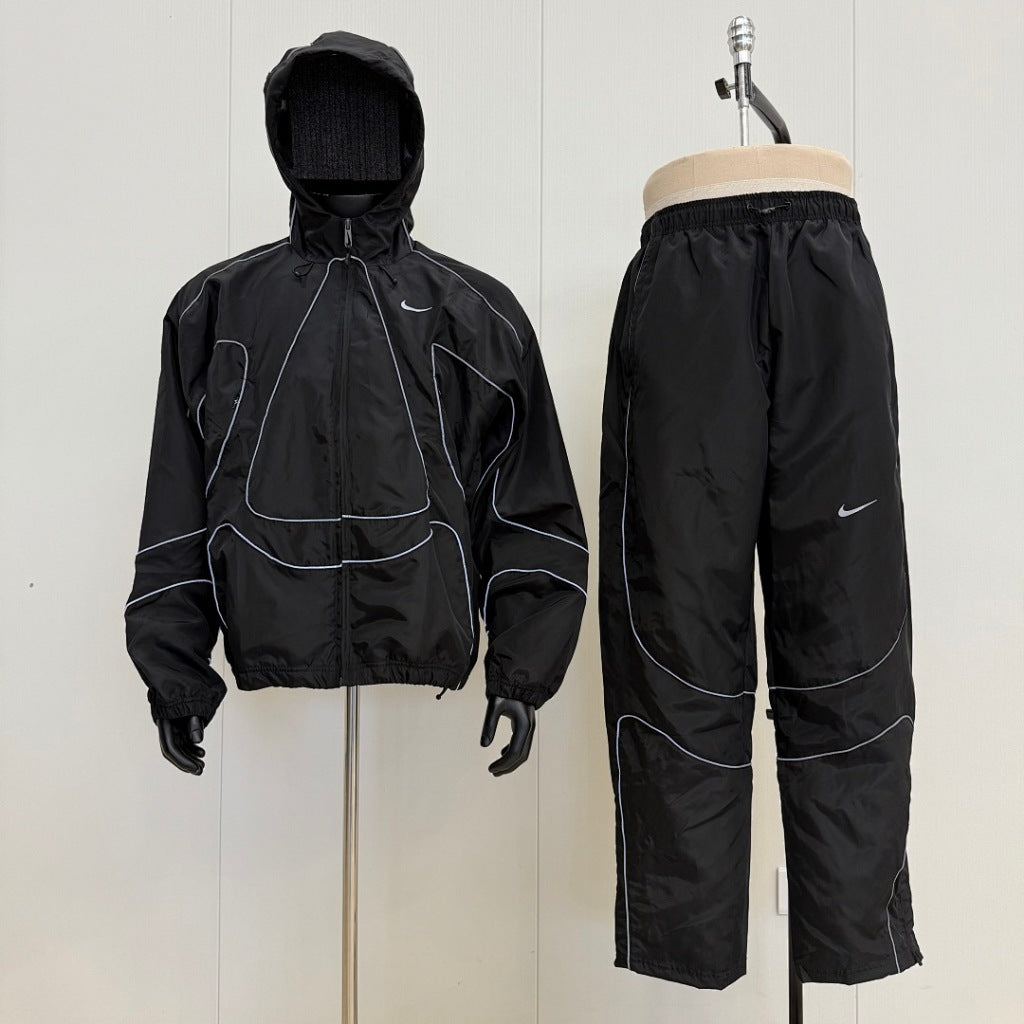 Corteiz x Nike NRG Track Jacket & Track Pants & Track Suit - Three Colors [ONYX BLACK, GULLY GREY, OFF WHITE] - 100% BNIP