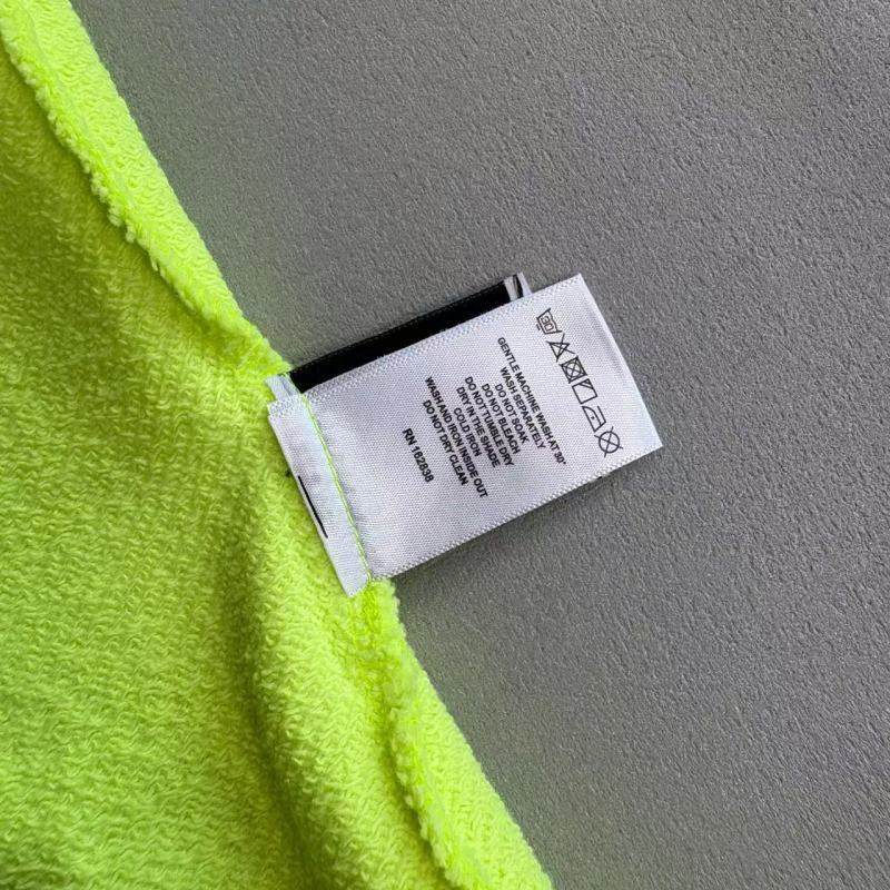 Denim Tears - Mono Cotton Wreath Hoodie [Neon Green]