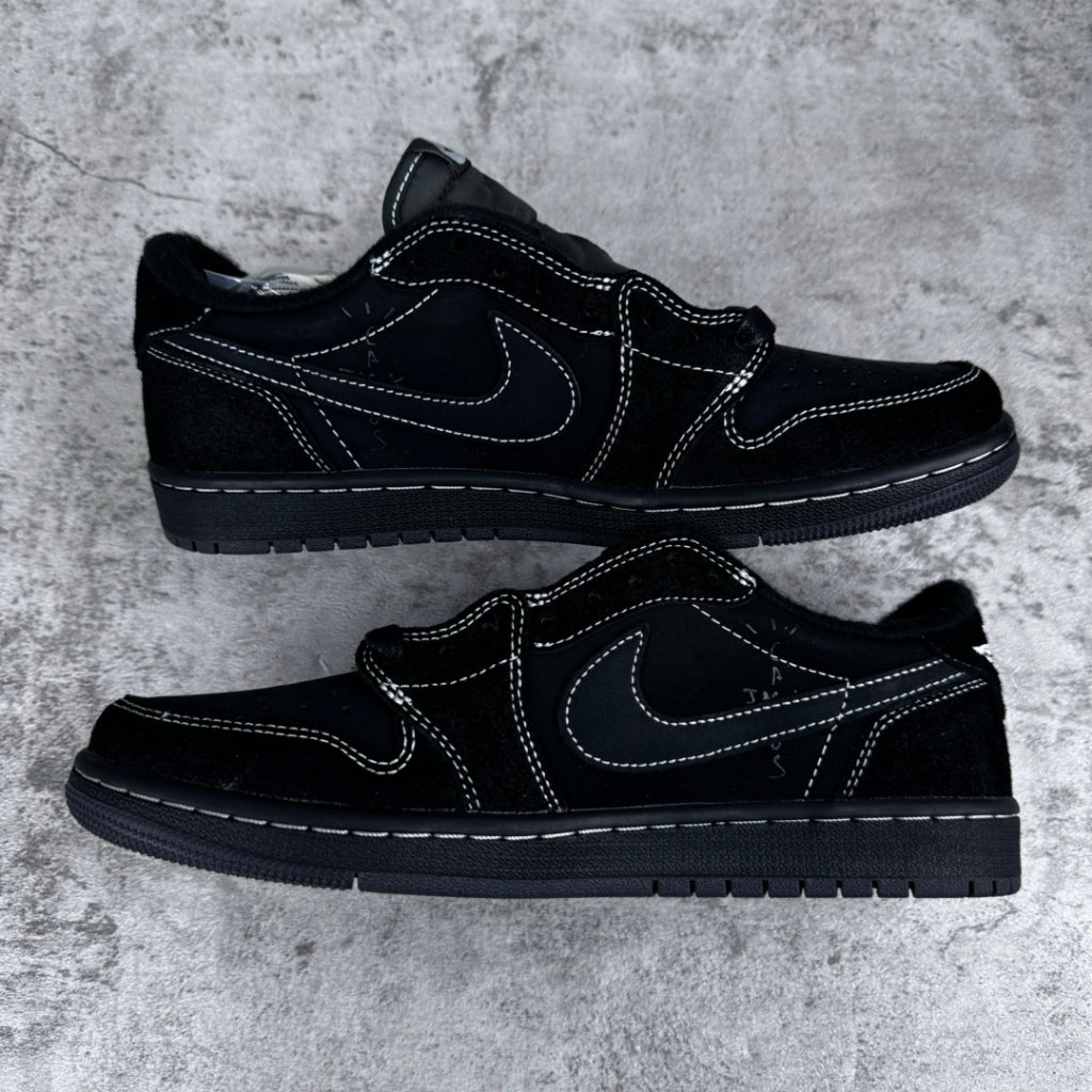 Travis Scott x Air Jordan 1 Retro Low OG SP Black Phantom (Bandana Version)