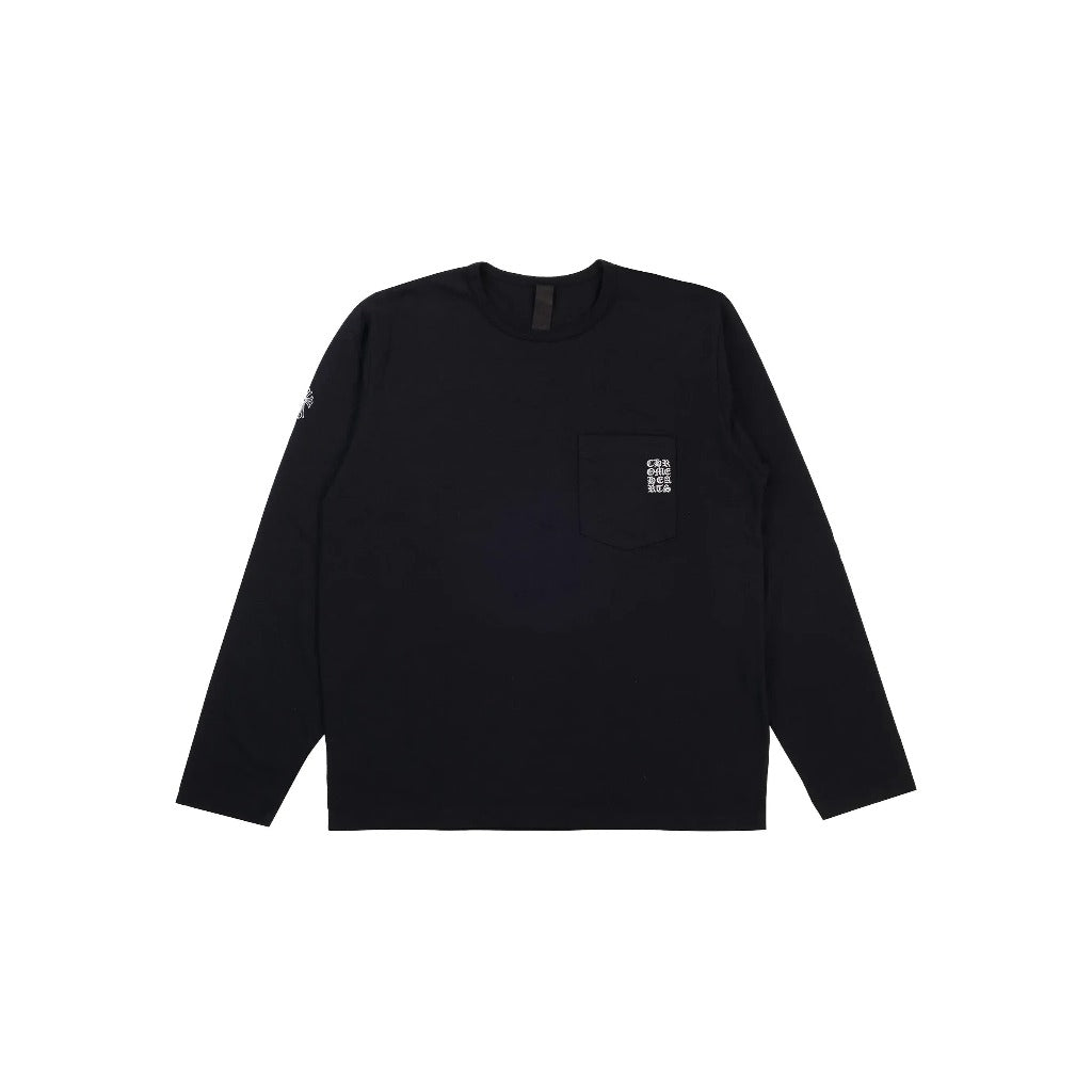 Chrome Hearts Stadium embroidered pocket logo "Black" T-shirt