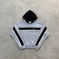 Ribbed Sporteiz Zip Hoodie Heather Grey - Corteiz