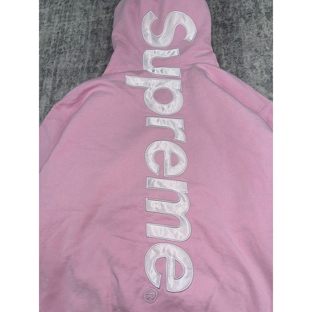 Supreme- Satin Applique Hooded Sweatshirt / Sweatpants / Set
