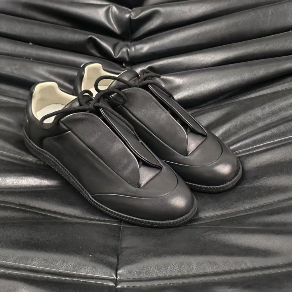 Future Sneaker Low - Maison Margiela - Black/White/Red [100% Genuine Calf Leather]
