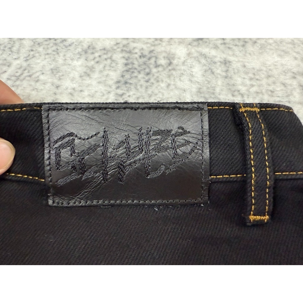 Derschutze "garden of eden" black denim jeans