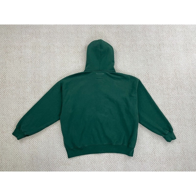 1994 MM6 Maison Margiela Skulls Zip Up Hoodie Sweatshirt - Green