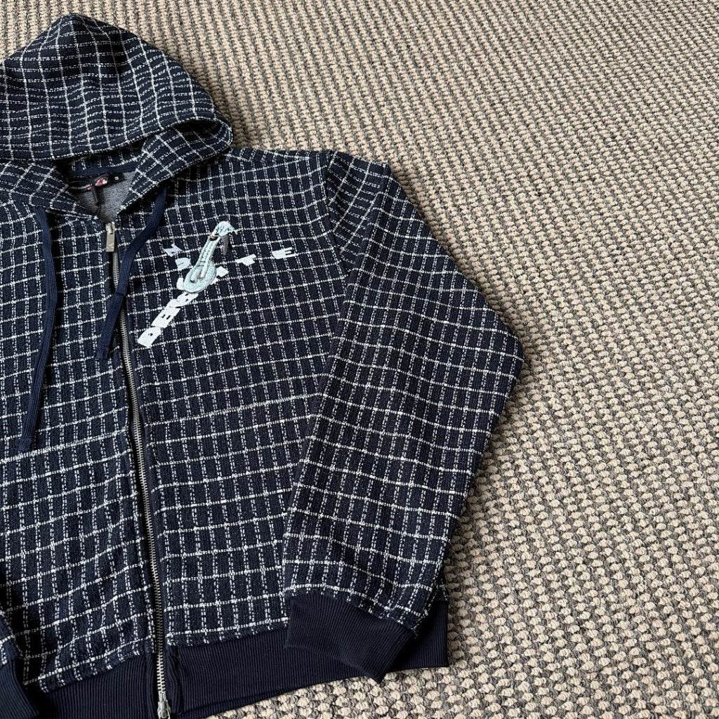derschutze - "on air" tweed Zip Up Hoodie