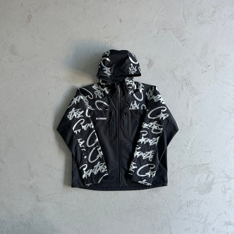 ELITEWORK WATERPROOF SHELL JACKET - Corteiz- Corteiz [ALL COLORS - BLACK/RED/YELLOW/PINK/GREY/RED)]