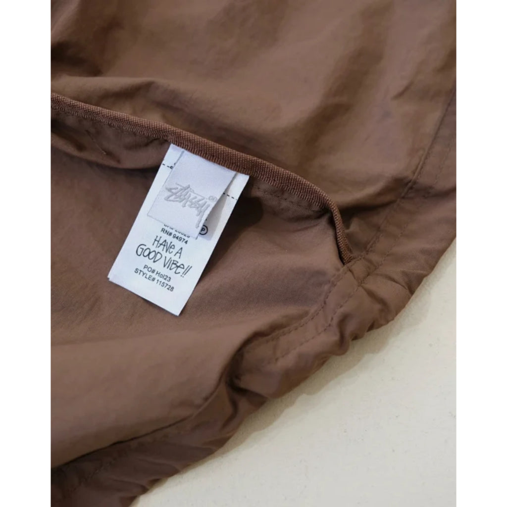 Stussy Beach Shell Wave Dye Jacket [Floral Nylon/Black/Brown]