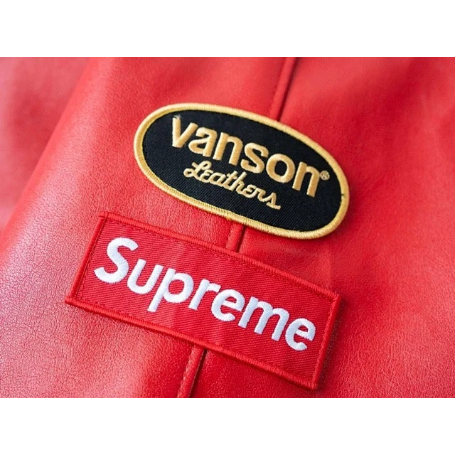 Supreme Vanson Leathers Hooded Work Jacket