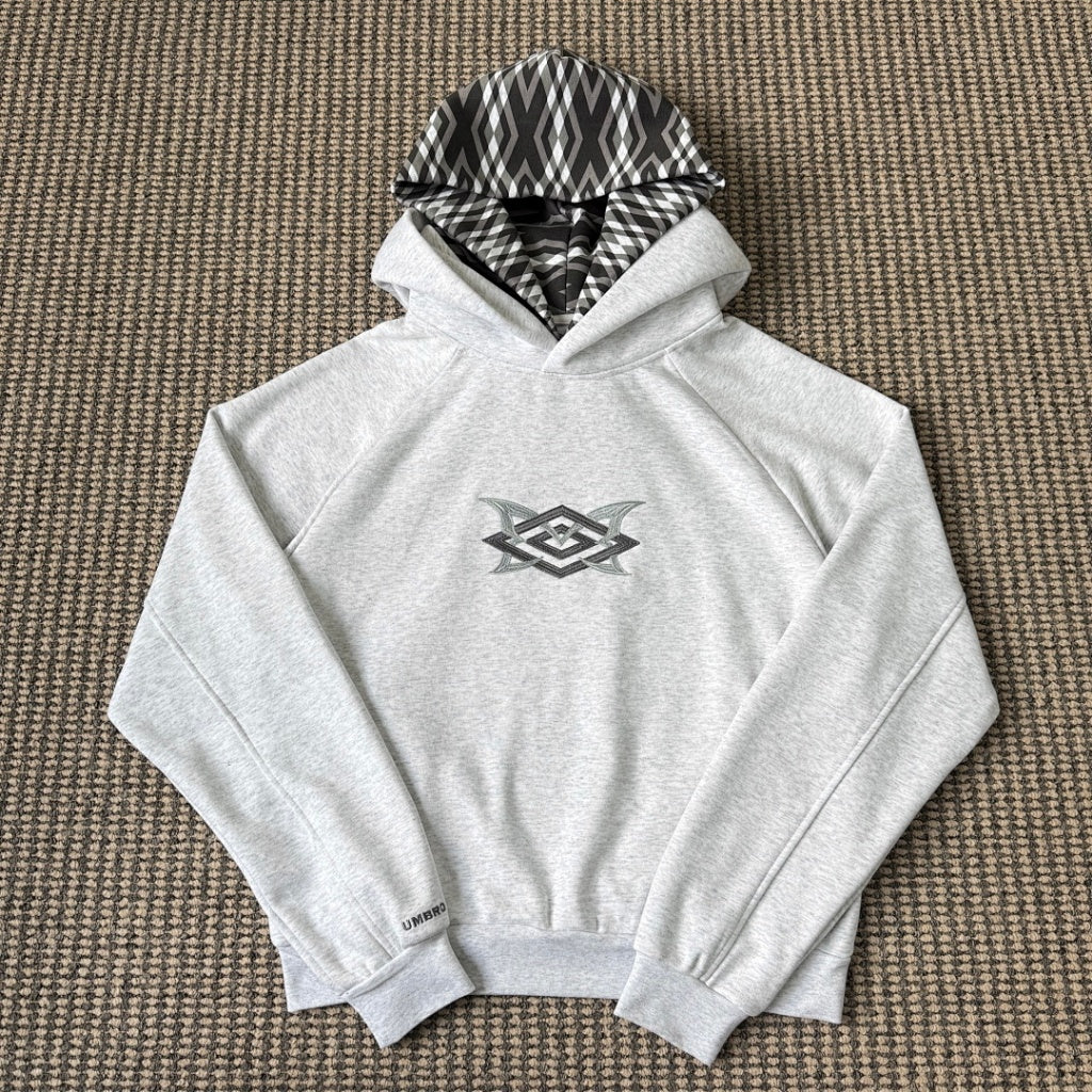 MERTRA x Umbro Warm Up Double Hood (Grey & Black)