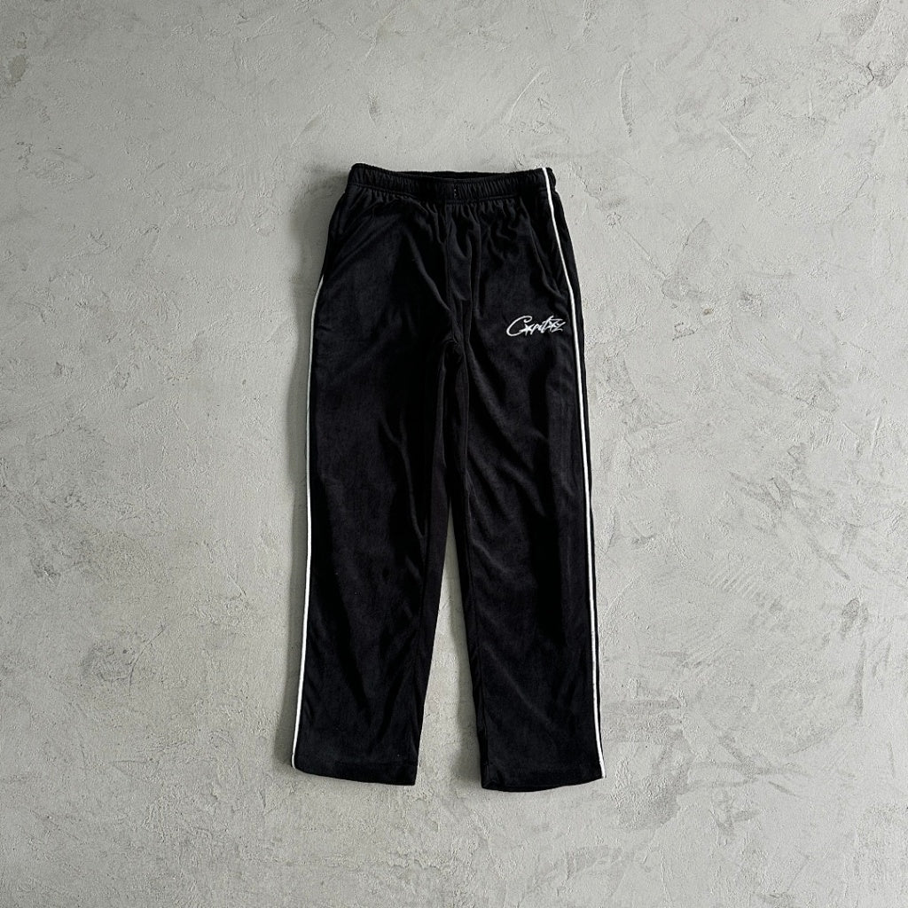 VVS Velour Set/Jacket/Pants - Corteiz [BLACK]