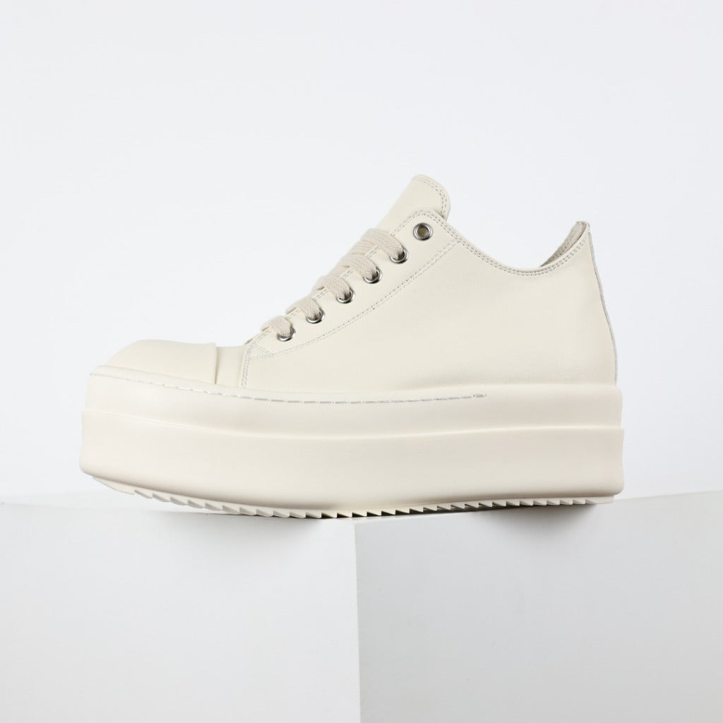 Rick Owens Hollywood Mega Bumper Sneaker (Milk)