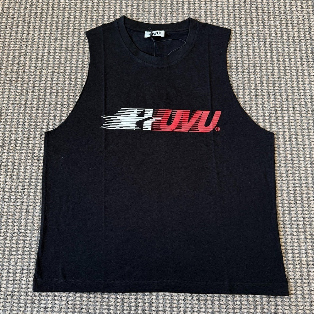 UVU Lightweight Running Cotton Cut Off T-Shirt - black - Chicago '25 collection