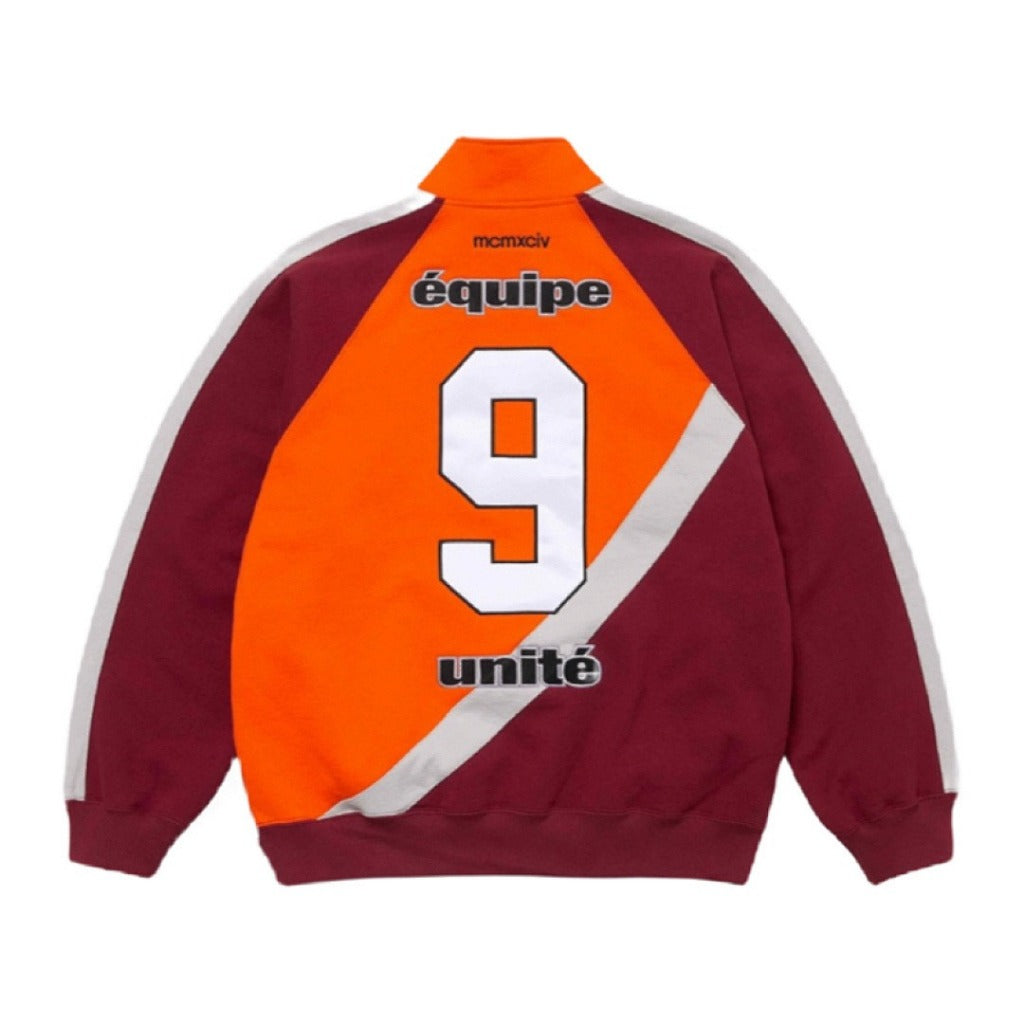 Equipe Half Zip - Sweatshirt / Shorts / Set - Dark Orange - Supreme