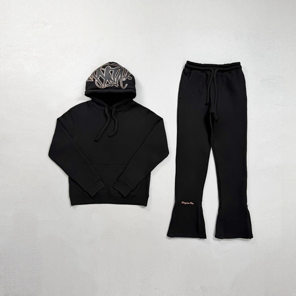 Syna World Syna Logo Tracksuit - Black/Rose Gold (Can't Rush Greatness)