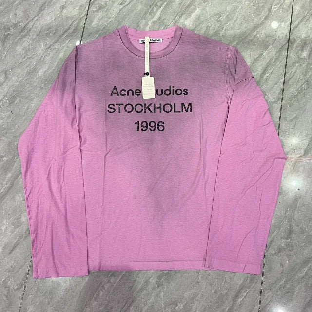 Stockholm 1996 Logo Long Sleeve Shirt - Relaxed Fit [All Colors] - Acne Studios