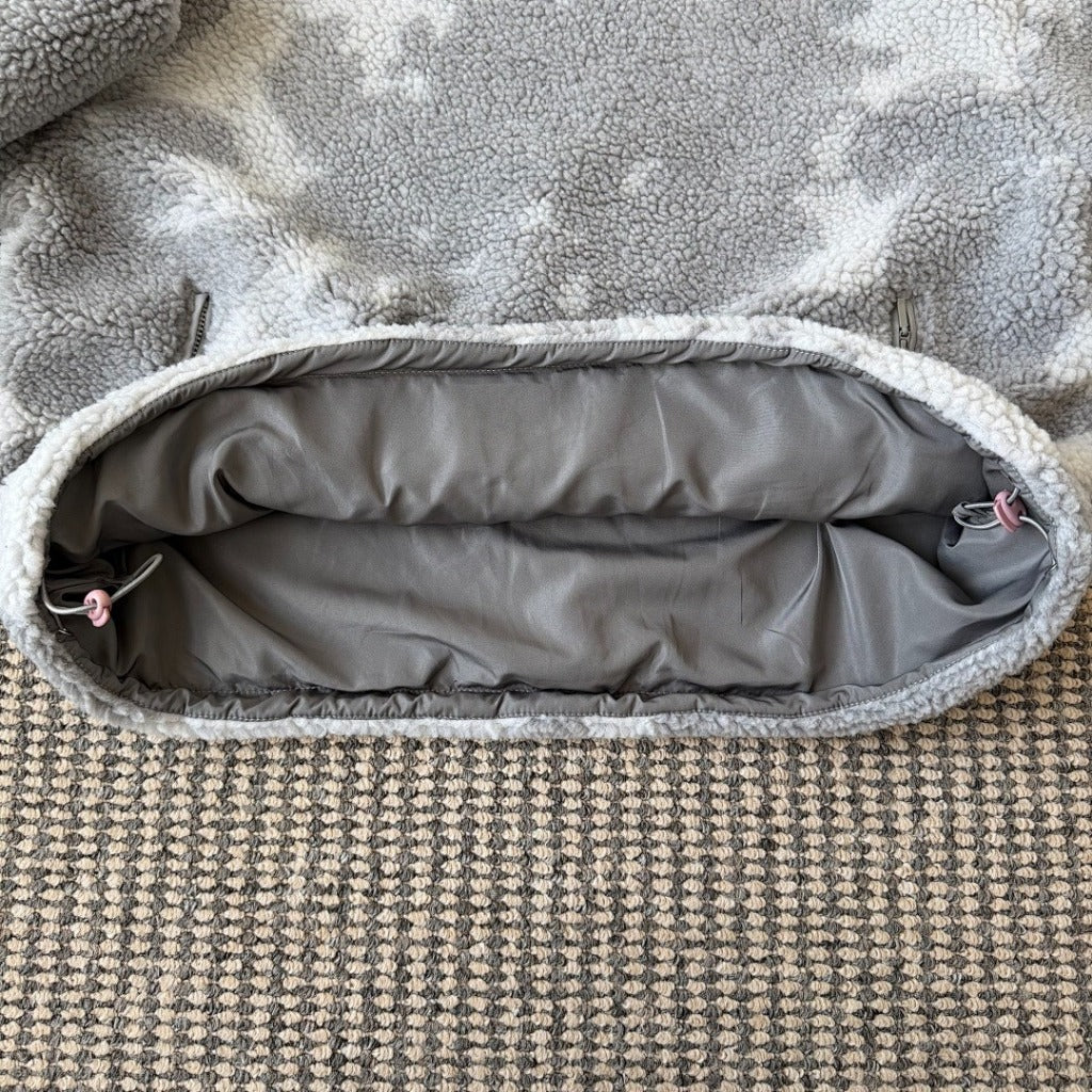 Mertra Ninja Fleece Hoodie - Wolf Grey