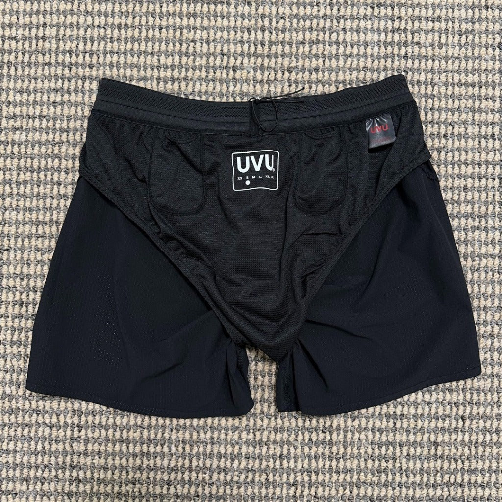 UVU Split Shorts - [Black/Grey]