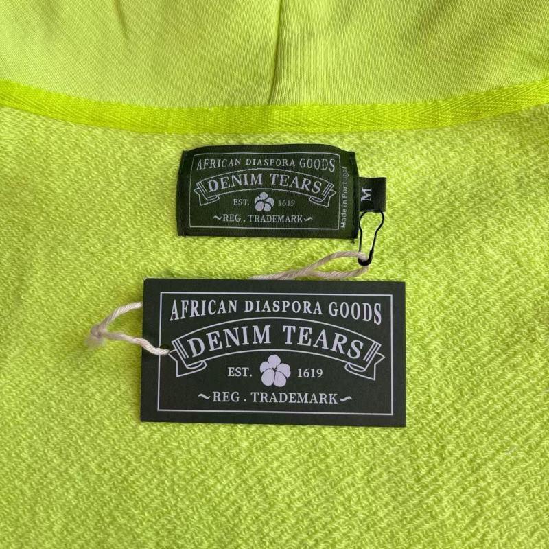 Denim Tears - Mono Cotton Wreath Hoodie [Neon Green]