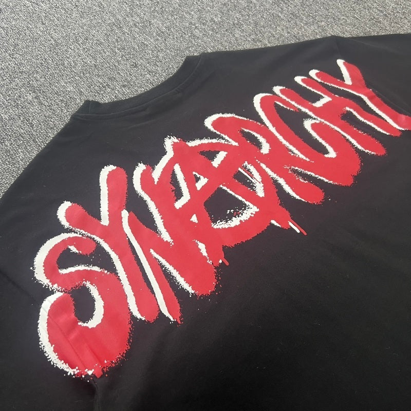 Syna - SYNARchY SHORT SLEEVE TEE - BLACK/RED