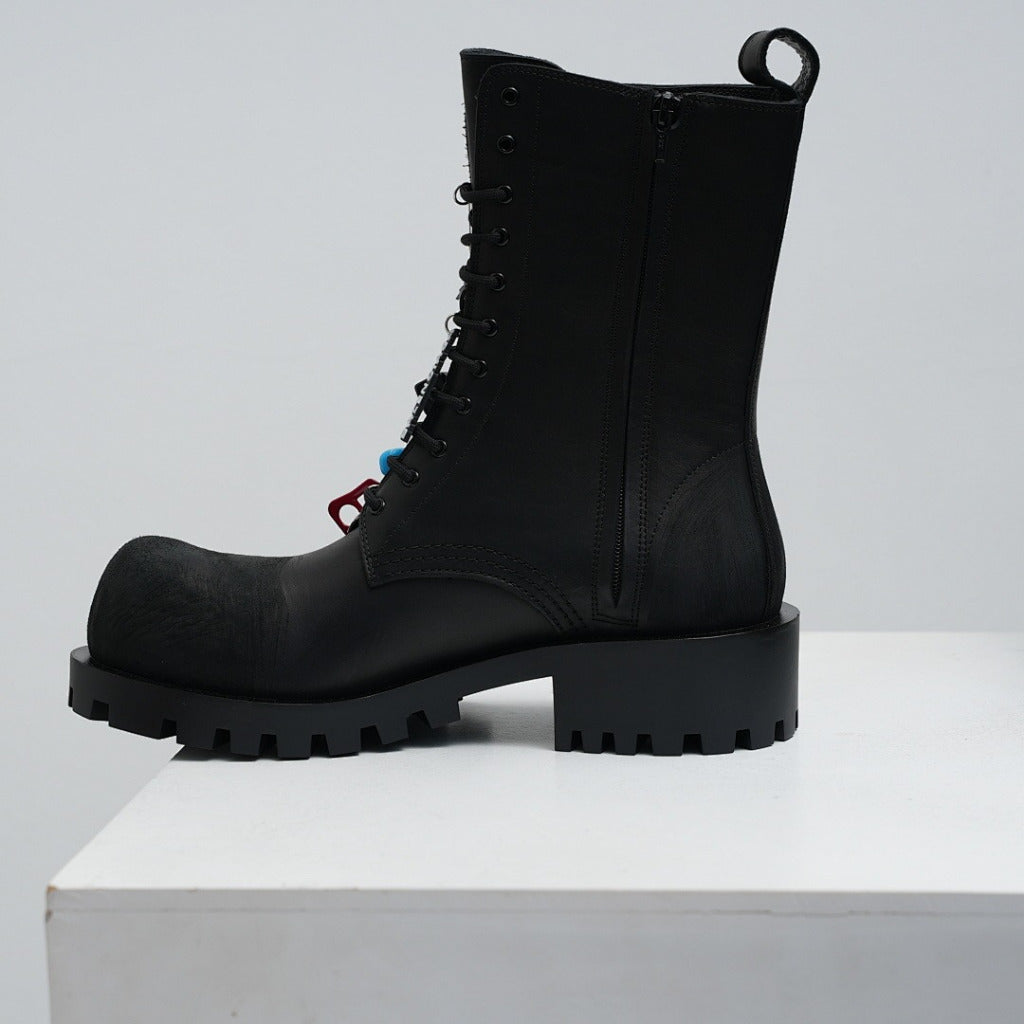 BAL Hummer Lace-up Boots [Black]