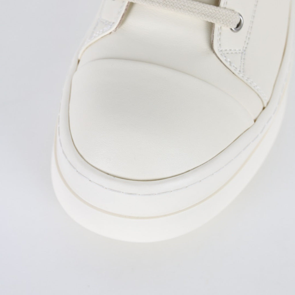 Rick Owens Hollywood Mega Bumper Sneaker (Milk)