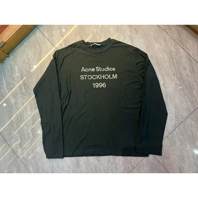 Stockholm 1996 Logo Long Sleeve Shirt - Relaxed Fit [All Colors] - Acne Studios
