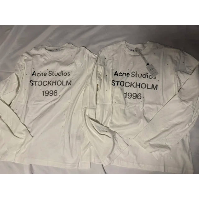 Stockholm 1996 Logo Long Sleeve Shirt - Relaxed Fit [All Colors] - Acne Studios
