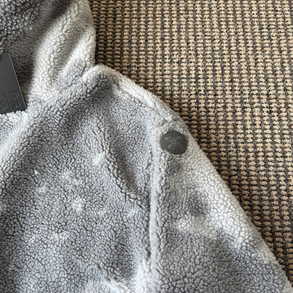 Mertra Ninja Fleece Hoodie - Wolf Grey